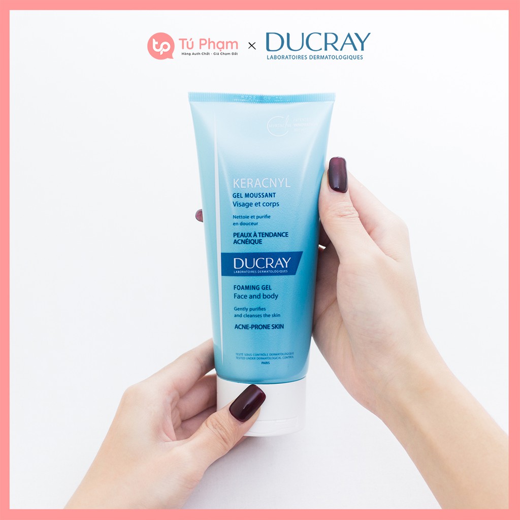 Sữa Rửa Mặt Ducray Keracnyl Gel Moussant