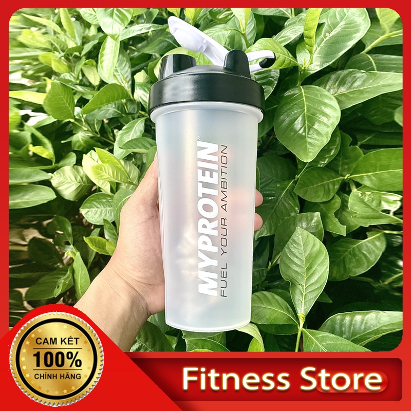 Bình Lắc Sữa Tập Gym, Bình Đựng Nước Thể Thao, My Protein 600ml, Hàng Nhựa Cao Cấp Bi Lắc Lò Xo Thép Không Rỉ &lt;Freeship&gt;