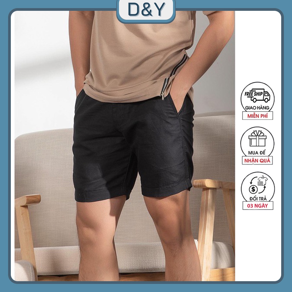 Quần short kaki Nam ngắn đi chơi mặc nhà thể thao nhiều màu trẻ trung DynYouth