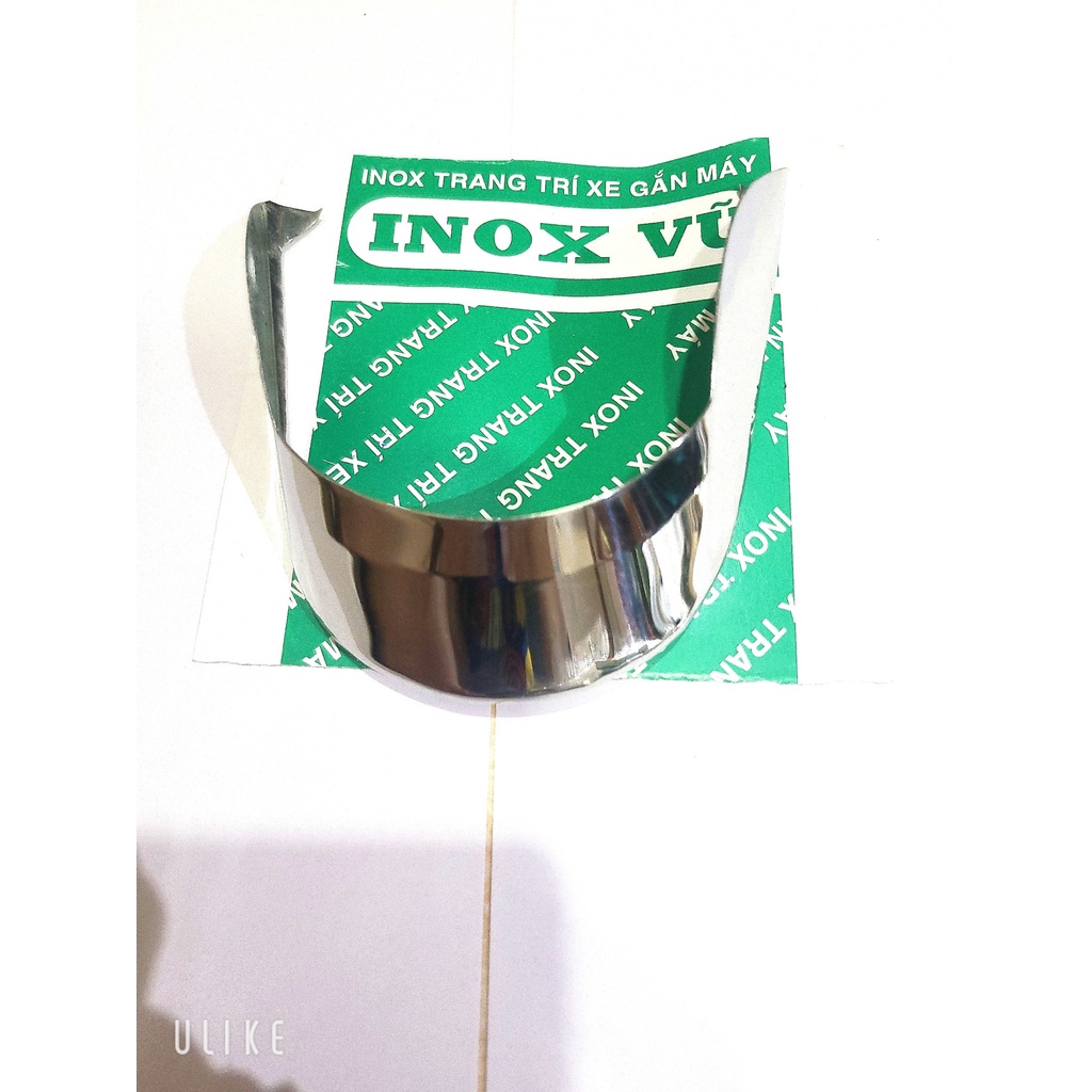 Combo Ốp dè INOX xe DREAM 2013 đến 2015+ 1 tem logo Titan Honda giá 1 bộ tại xưởng INOX Vũ