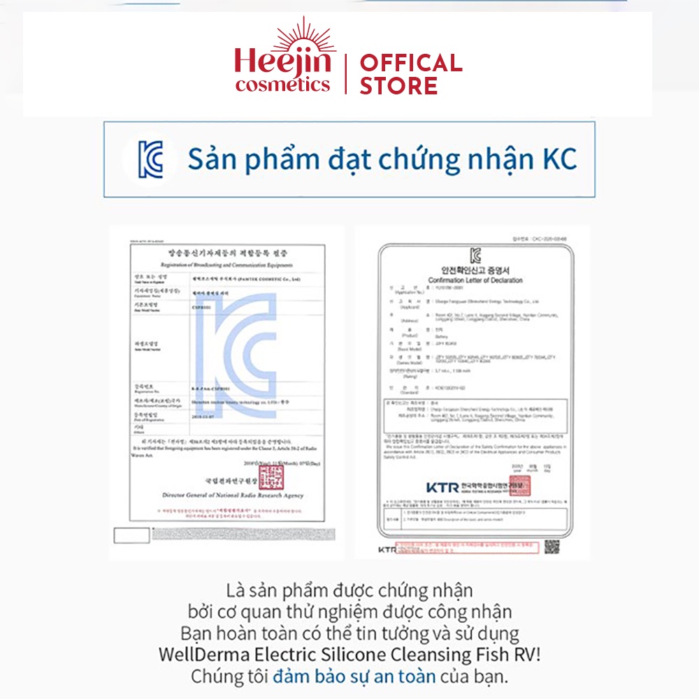 Máy Rửa Mặt Con Cá Wellderma Hàn Quốc phiên bản RV 2021 Chính Hãng Có Bảo Hành