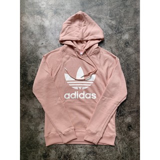 (CAMBO XUẤT DƯ) Áo Hoodie das hồng 1780 PINK TREFOIL HOODIE full tag code  SIZE S M L