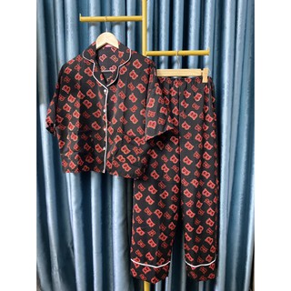 [MUA 2 GIẢM 30%] [40-60kg] Đồ Bộ Lụa Mai Ngô -Mango - Tay Cánh Dơi Quần Dài
