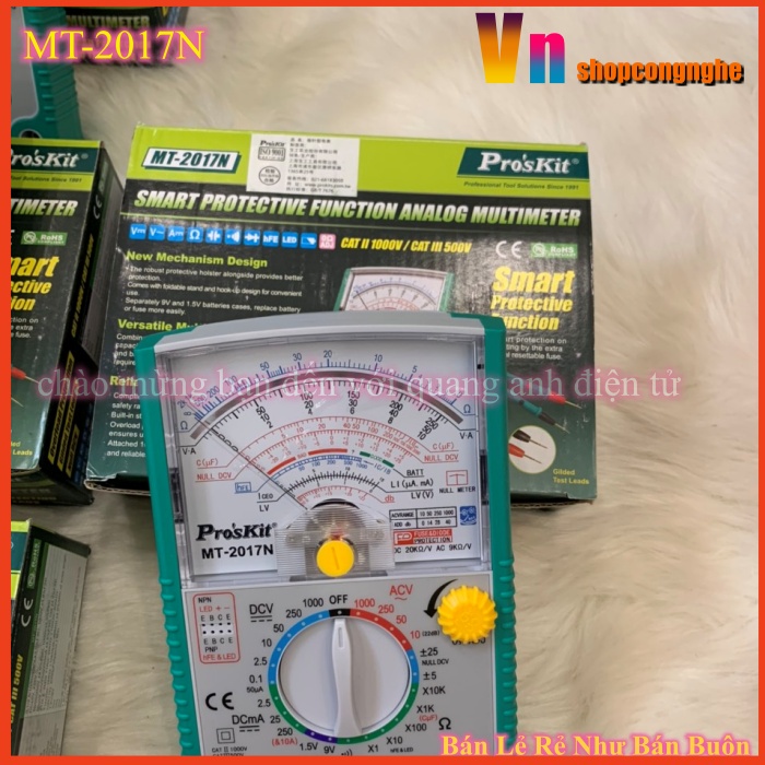 Đồng hồ đo kim Proskit MT-2017N