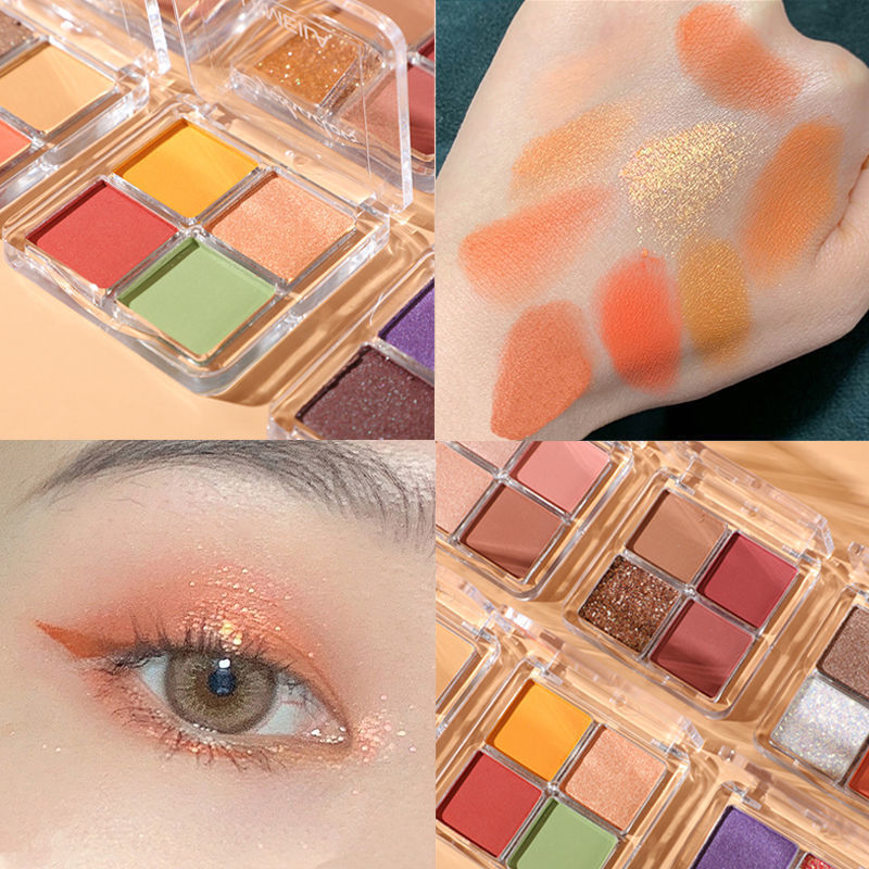 Bảng Phấn Mắt Lameila 4 Màu Lấp Lánh Chống Thấm Nước Có 6 Màu Để Chọn Lựa Phong cách Nhật Bản | BigBuy360 - bigbuy360.vn