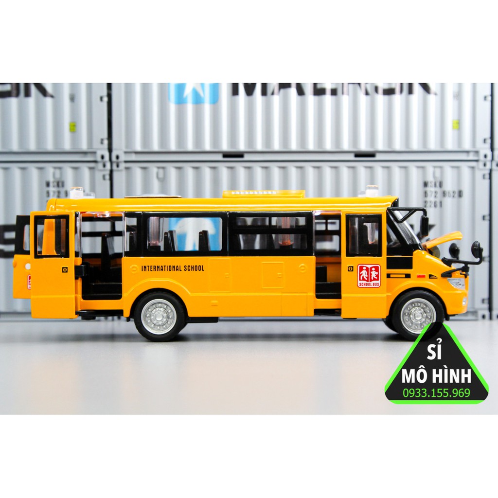 [ Sỉ Mô Hình ] Xe mô hình xe buýt school bus 1:32