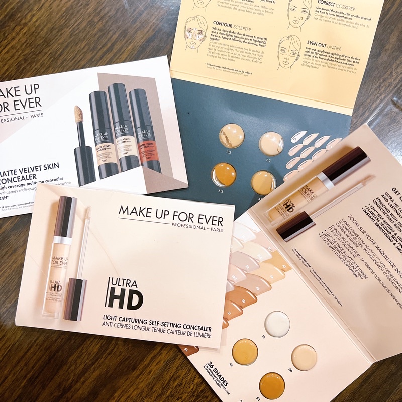 Vỉ Kem Che Khuyết Điểm Make Up For Ever 4 ô