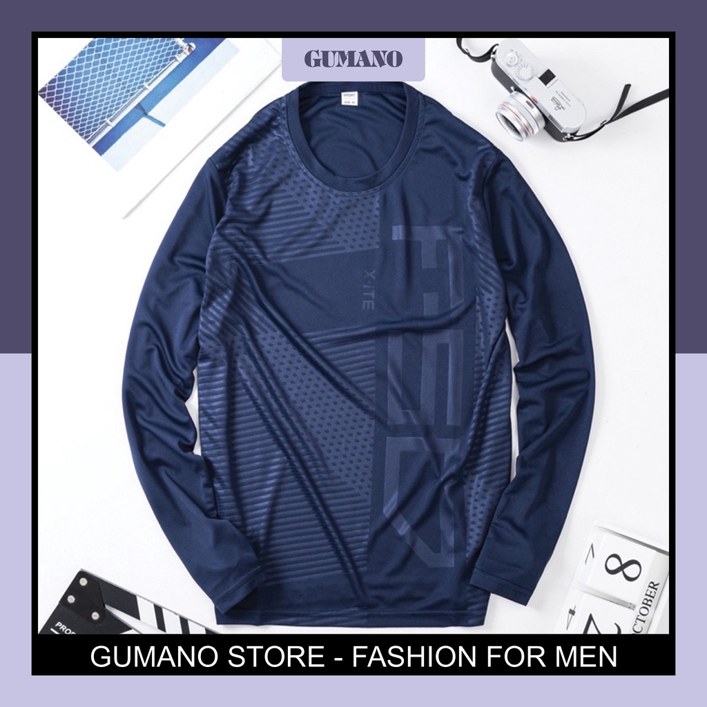 Áo thun nam tay dài  giữ nhiệt thể thao nam co giãn giữ ấm màu sắc trẻ trung và năng động