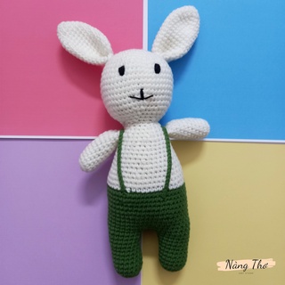 [Thanh lý] Gấu bông móc len handmade - Thỏ Bubu