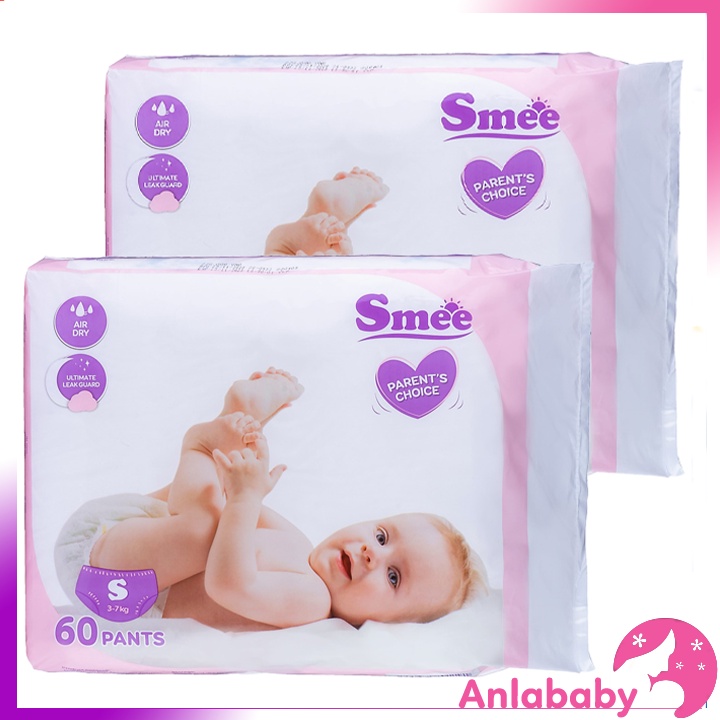 Tã bỉm quần Smee Parents choice S60 (3-7 kg)