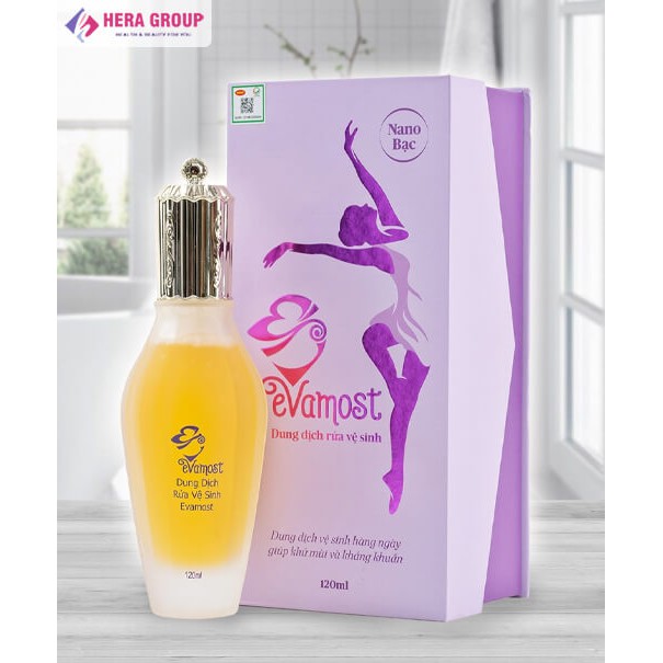 Dung Dịch Vệ Sinh Chăm Sóc Vùng Kín EVamost chai 120ml