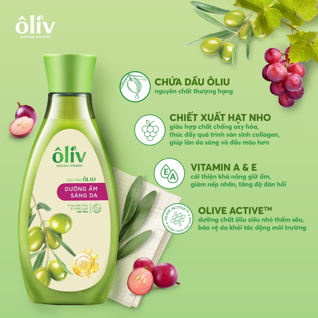 Sữa Tắm Ôliv Dưỡng Ẩm 250ml