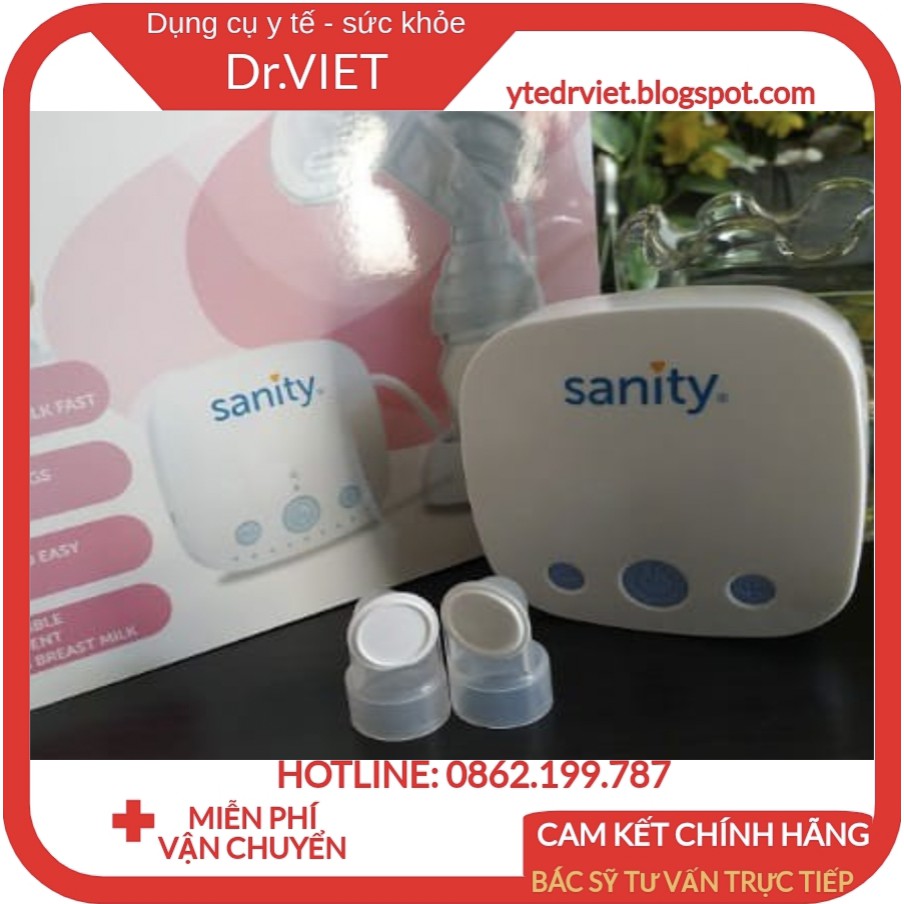 Van Bít Và Màng Chắn Máy Hút Sữa Điện Đơn Sanity AP-154AE chính hãng- Vật liệu nhựa PP,Silicon cao cấp-Xuất xứ Đức