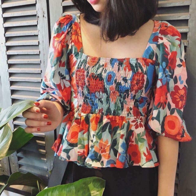 Áo tay bống chun