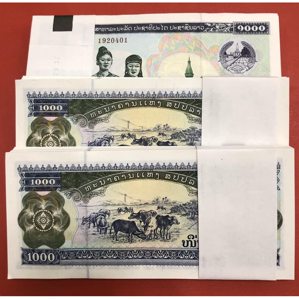 Tiền hình con trâu - 1000 Kip Lào lì xì tết, giá tốt nhất | BigBuy360 - bigbuy360.vn