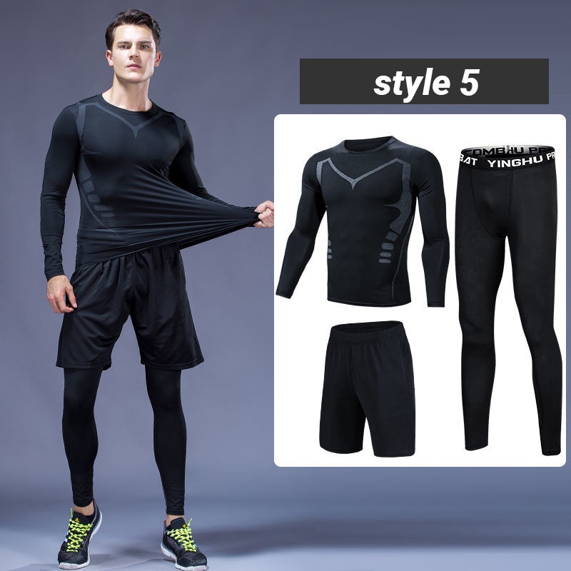 Bộ Đồ Bơi 3 Món NgắN Tay + QuầN Short + ÁO Thun Tay DàI Cho Nam