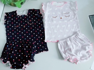 Combo đồ bộ bé gái hotga mẫu đẹp lựa thoải mái