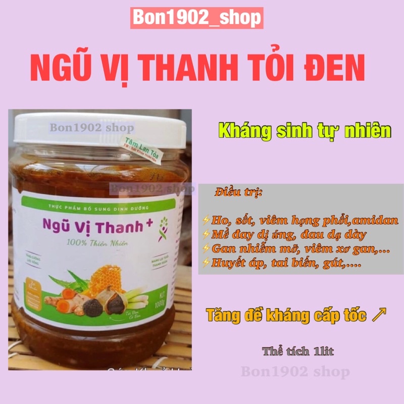 (Hàng order 7- 9 ngày, date mới nhất) Ngũ vị thanh đen 1 lít của Sức khoẻ hoàn hảo - Cam kết hàng chính hãng