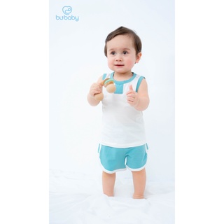 Bộ chui đầu sát nách Buganik Imprint BU Baby