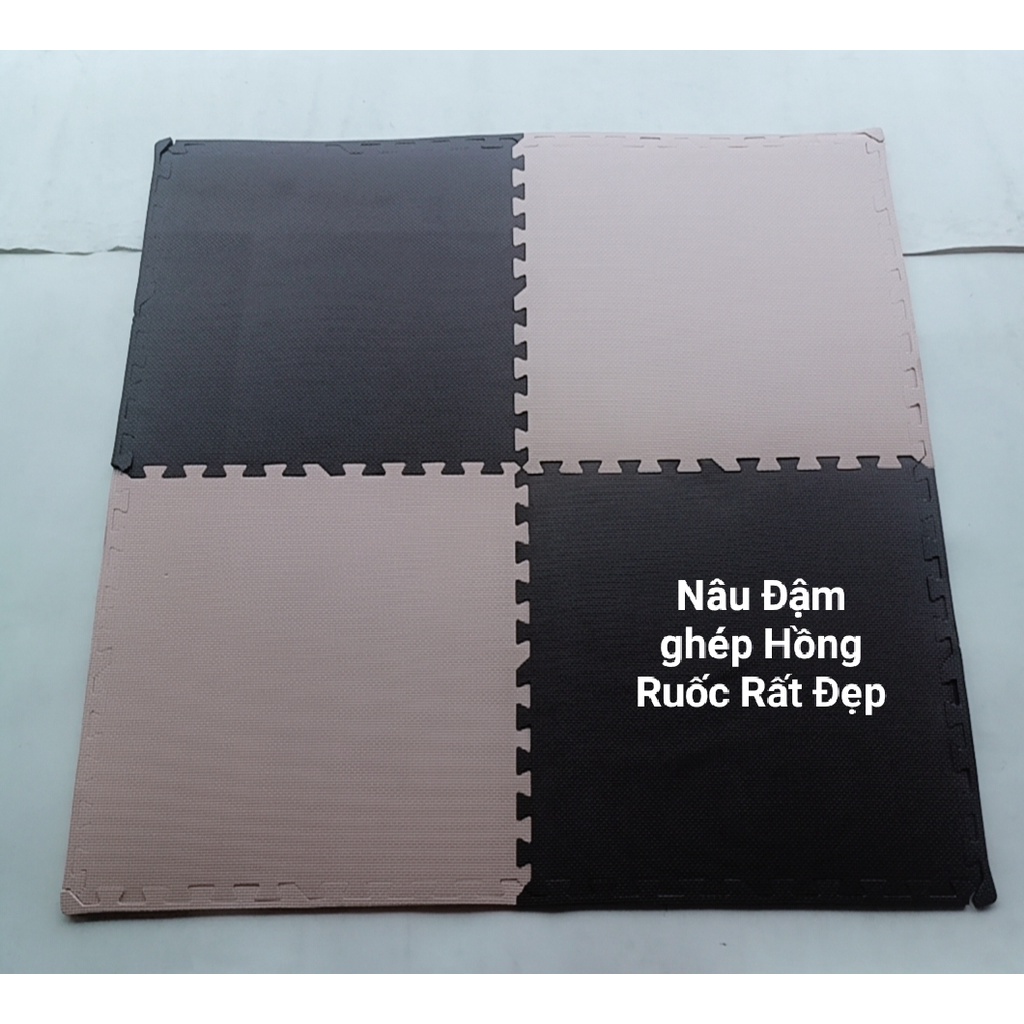 Thảm xốp kích thước 60x60x1cm SP ít lỗi có thêm nhiều màu mới ghép phối lẫn đẹp sang phù hợp giá 13000đ