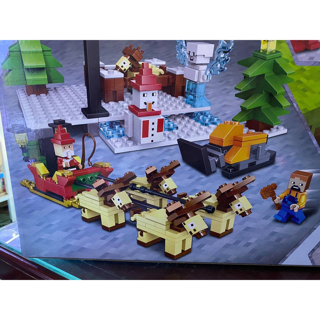 Lego- Minecraft SX10070 Noel 374 MẢNH GHÉP
