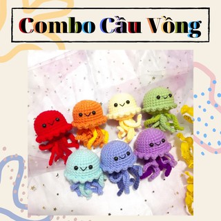 [THÚ LEN HANDMADE] COMBO JELLYFISH CẦU VỒNG