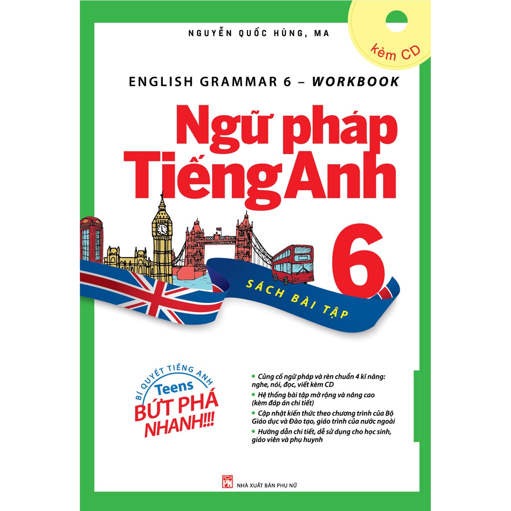 Sách- Ngữ pháp tiếng anh 6( sách bài tập)