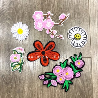 Sticker ,logo thêu Các Loại Hoa