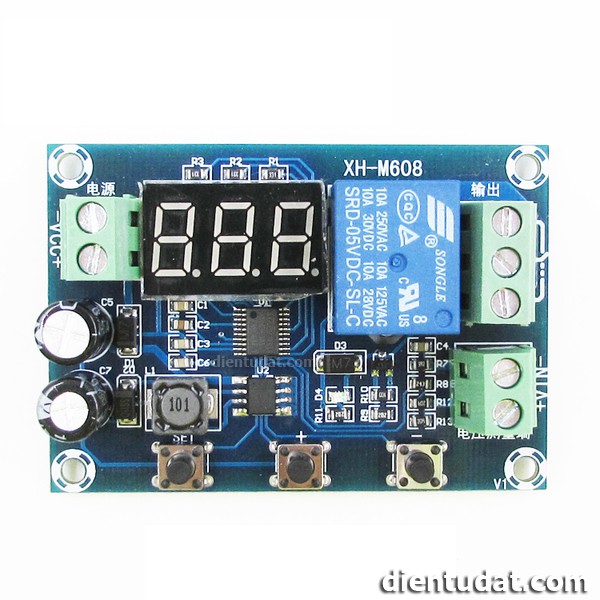 Mạch quản lý sạc xả pin tự ngắt M608