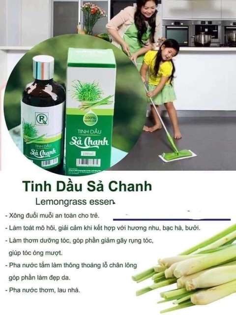 Tinh dầu sả chanh