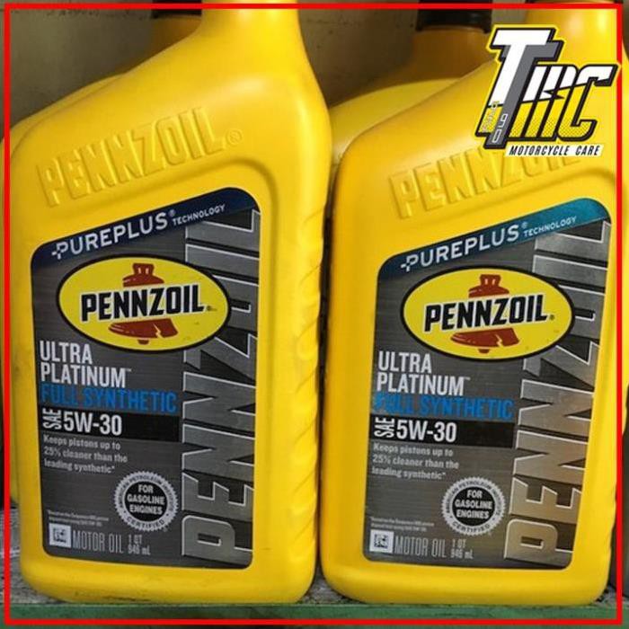 Dầu nhớt tổng hợp cao cấp xe tay ga Pennzoil Ultra Platinum 5W-30