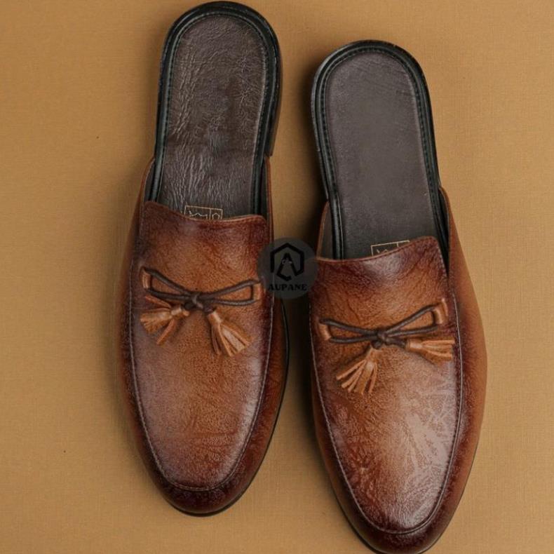 Giày sục công sở nam ERMAND da bò thật bảo hành 1 năm kiểu dáng sành điệu - Mã T26