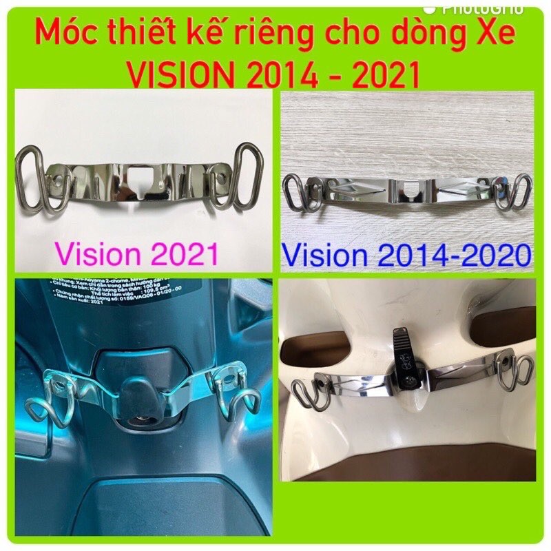 MÓC TREO ĐỒ VISION 2014 - 2020 INOX