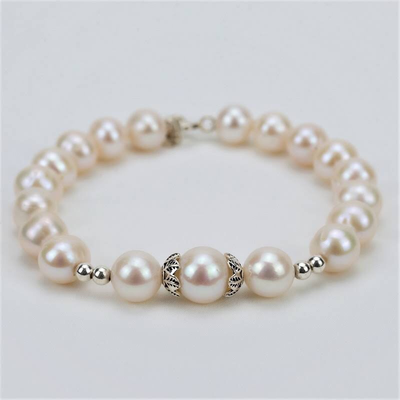 Vòng tay bạc 925 size 6ly mix charm