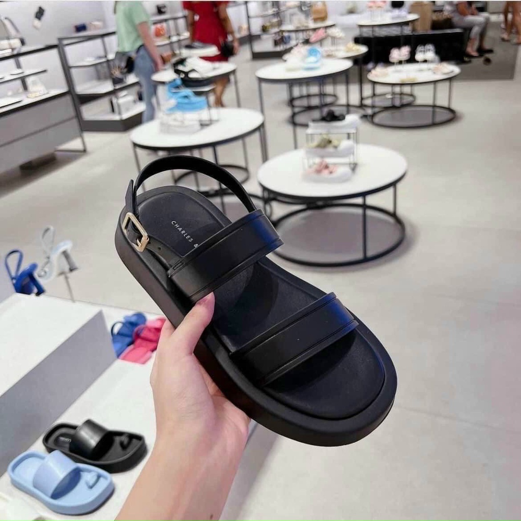 Sandal quai ngang đế bệt, sandal học sinh mã C5