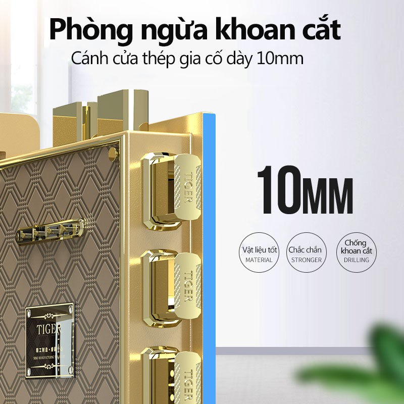 dùng cho văn phòng và gia đìnhKét sắt an toàn cỡ nhỏ cho mọi gia đình FU88G*