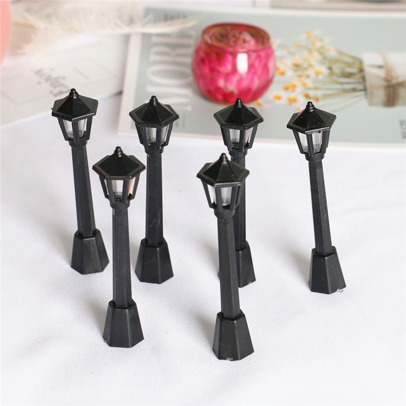 Mô hình đèn bát giác 7.5 cm trang trí mô hình tiểu cảnh nhà cửa, bàn làm việc, mô hình tiểu cảnh