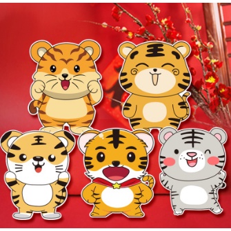 Bao lì xì Tết Nhâm Dần 2022 10 chiếc cực đáng yêu