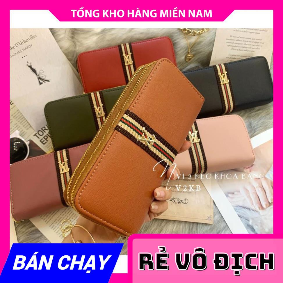 VÍ 2 KÉO PHỐI SỌC V2KB - 160 ⚡FREESHIP⚡100% ẢNH THẬT⚡ CHUYÊN SỈ - GIÁ TỐT  MY