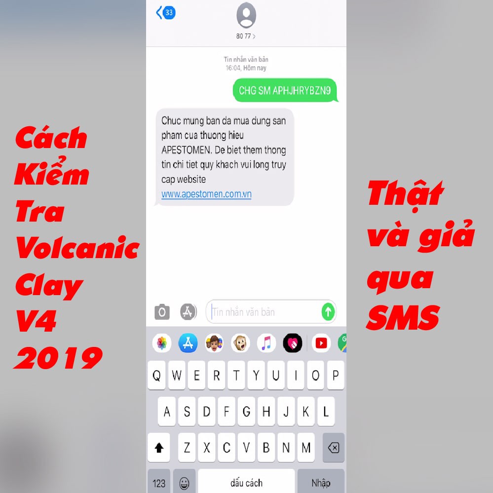 Sáp Volcanic Clay V4 2019 - Sáp vuốt tóc Apestomen Volcanic Clay 80ml năm 2019 chính hãng Singapore