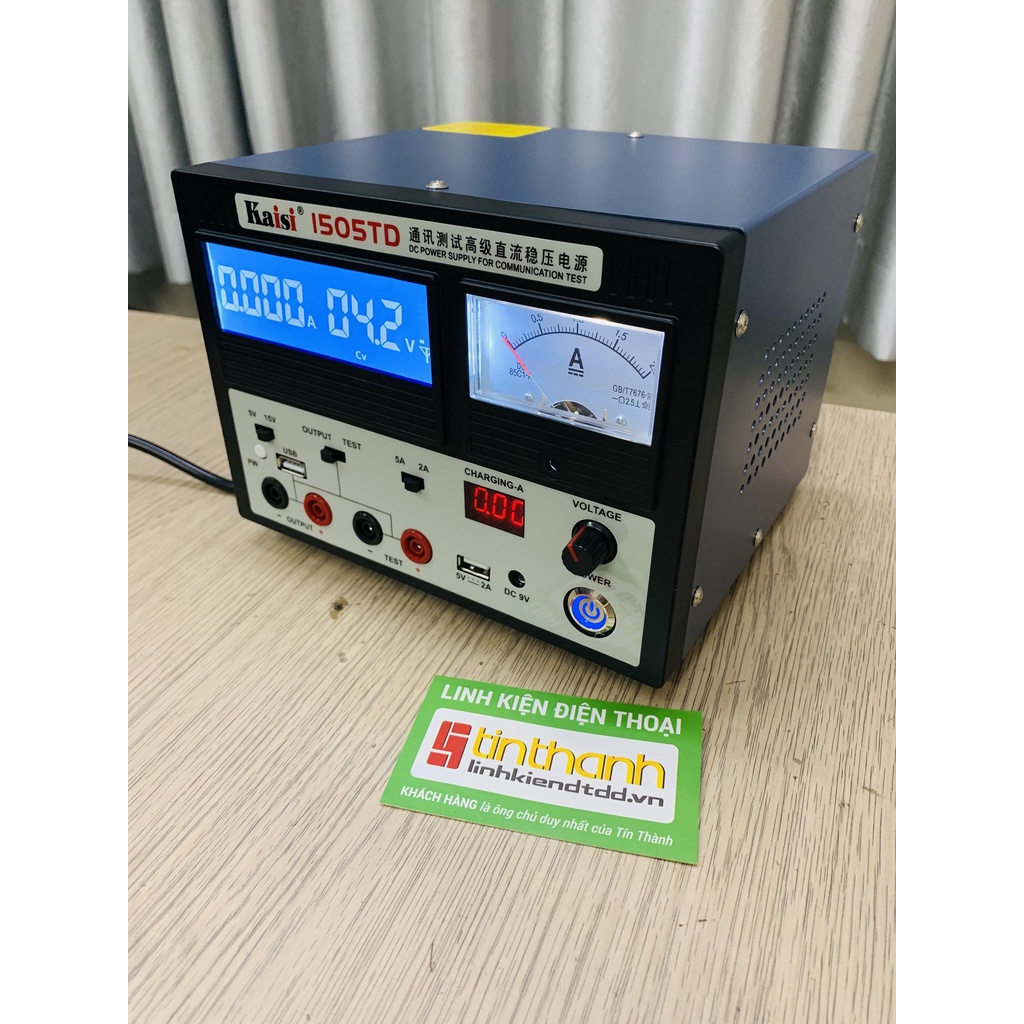 Máy cấp nguồn 15V-5A K-1505TD Kaisi  - hàng chính hãng