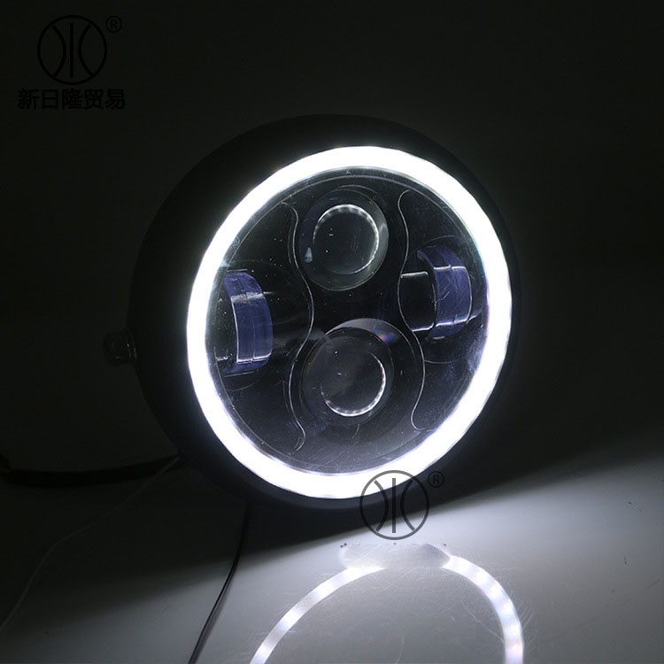 Gáo đèn pha 4 bi cầu viền angle light dùng cho các dòng xe mô tô GD110 YB125 CG125 Husky 125