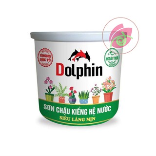 Sơn chậu hệ nước Dolphin 1 ký đủ màu