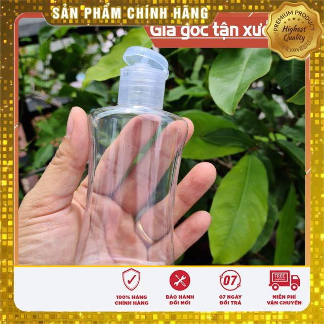 Chai Chiết Mĩ Phẩm ❤ Chai nắp bật dẹp baby 90ml , chai nhựa pet , phụ kiện du lịch