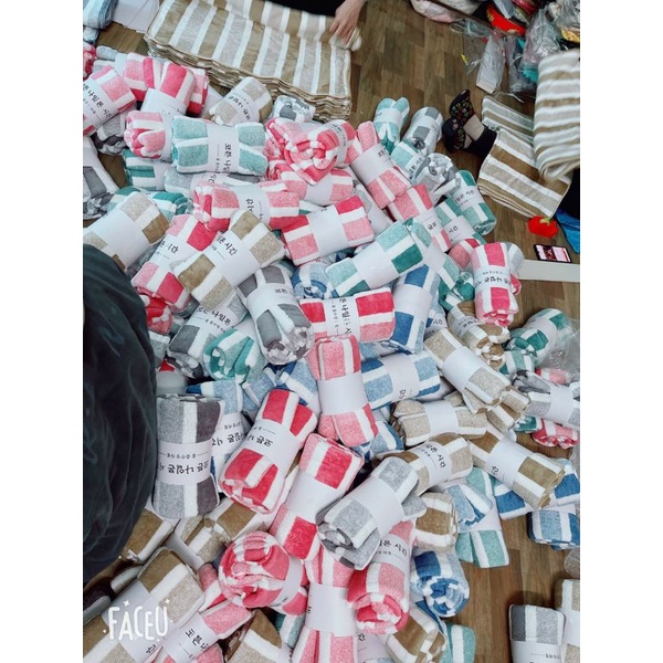 Khăn tắm lông cừu mềm êm thấm hút tốt hàng cao cấp KT 70x140cm