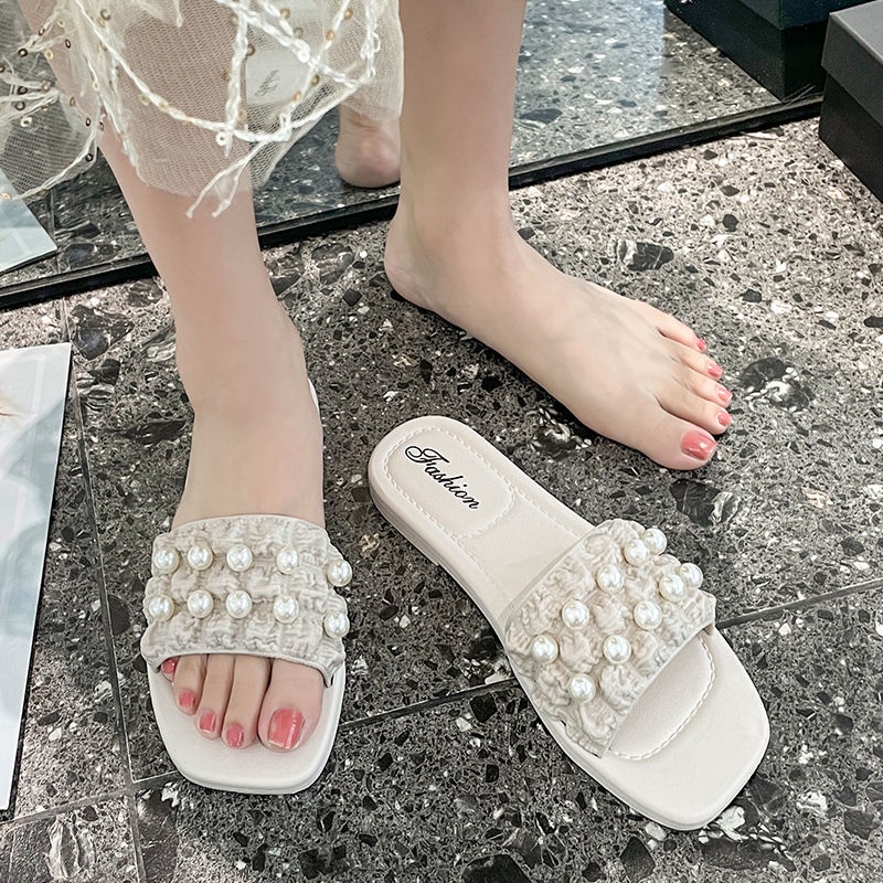 Dép Xỏ Ngón Đế Bằng Phong Cách Cổ Điển Thời Trang Mùa Hè Xinh Xắn Cho Nữ