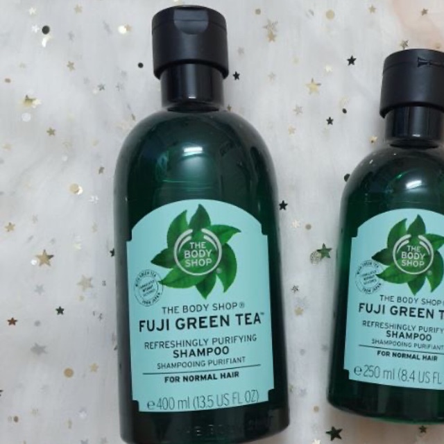 (Chai lớn 400ml) Dầu gội đầu The Body Shop Fuji Green Tea Refreshingly Purifying Shampoo