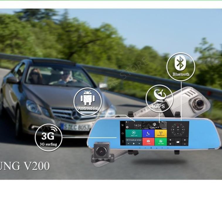 Camera hành trình kẹp gương Android/3G/4G/GPS/Wifi giám sát từ xa . | BigBuy360 - bigbuy360.vn