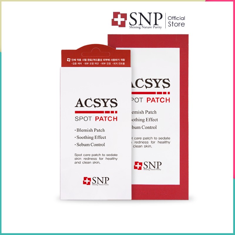 [Mã SKAMLTSW8 giảm 10% đơn 100K] Miếng Dán Mụn SNP ACSYS Hộp 72 miếng