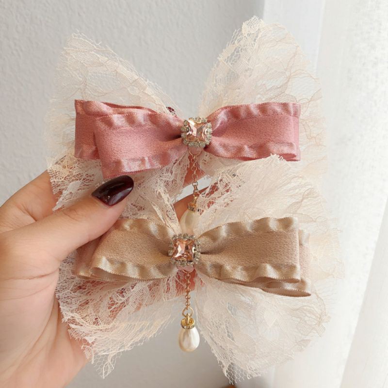 kẹp nơ tiểu thư